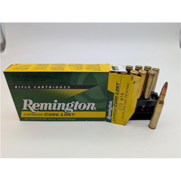 Remington 270 win ammo (ck17)
