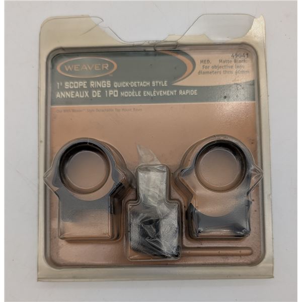 Weaver 1" scope rings (ck17)