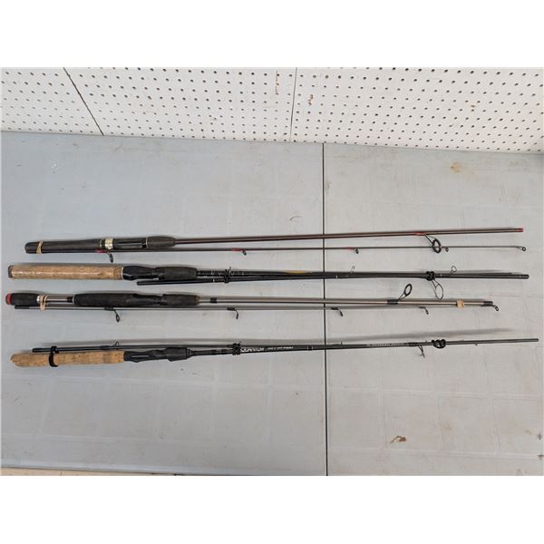 4 fishing rods