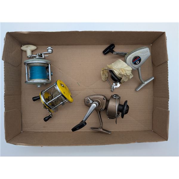4 fishing reels