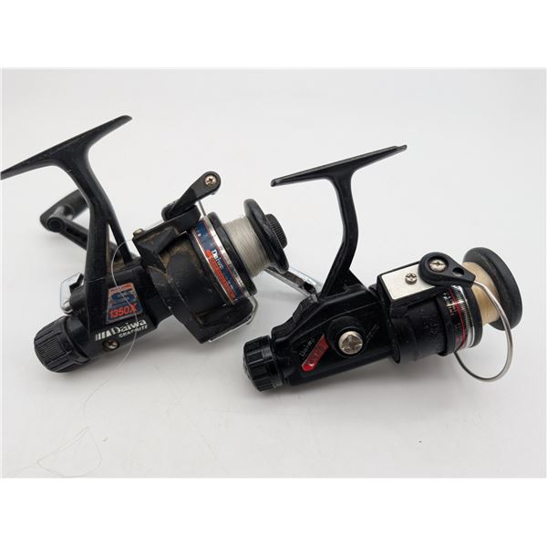 2 diawa open face casting reels