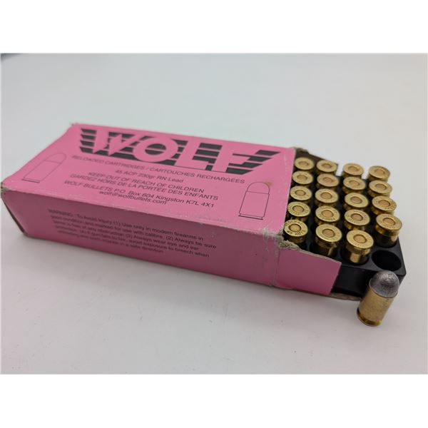 Wolf 45acp ammo