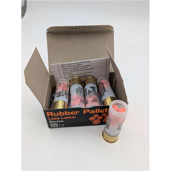 Sterling 12 gauge rubber buckshot ammo