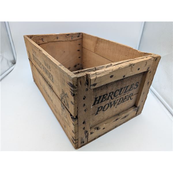 Hercules Powder vintage wooden crate box (ct31)
