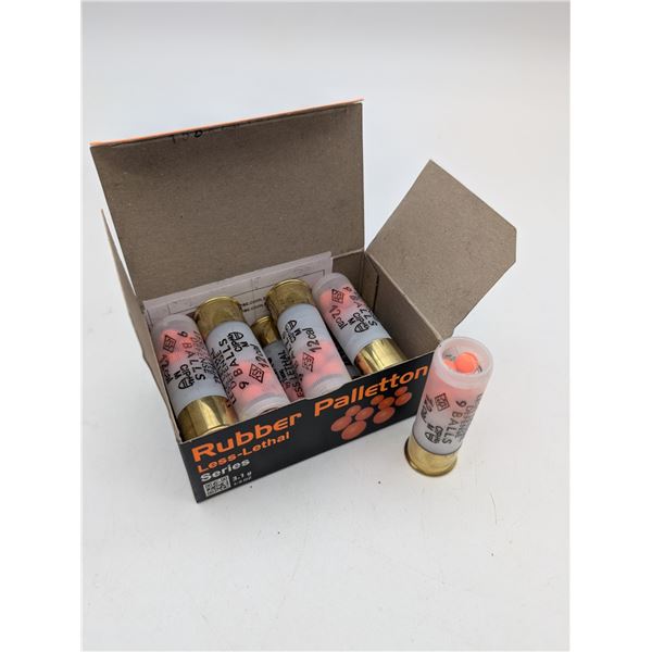 Sterling 12 gauge rubber buckshot ammo