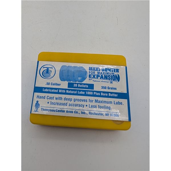 TC Maxi-hunter 50cal bullets (ck17)
