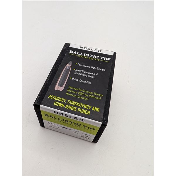 Nosler Ballistic tip 6.5mm bullets (ck17)