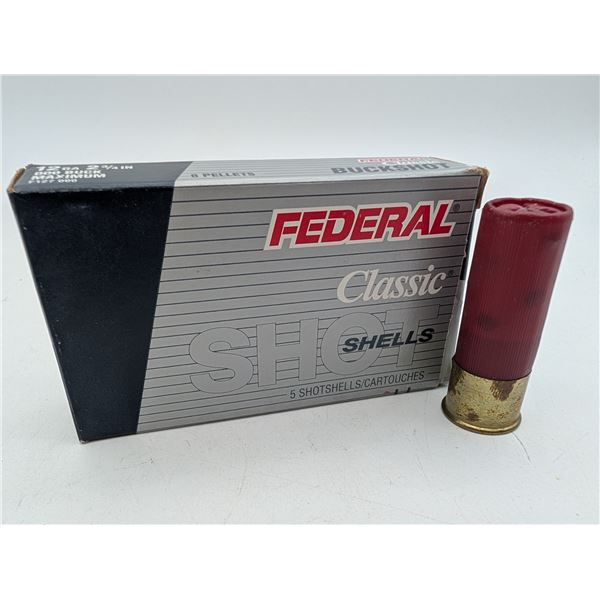 Federal 12ga OOO buck ammo (ca33)