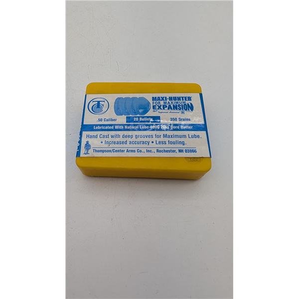 TC Maxi-hunter 50cal bullets (ck17)