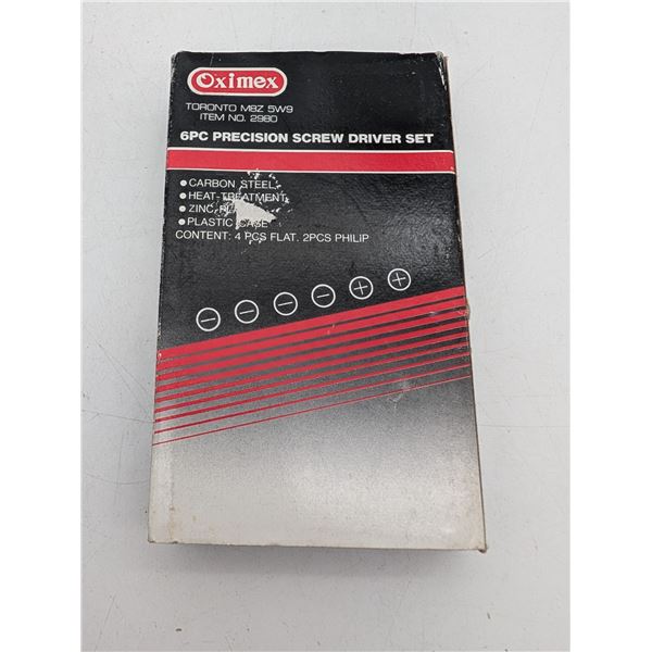 Oximex 6pc precision screwdriver set (ca33)