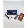 Image 1 : 2 pocket knives and sharpener (ct31)