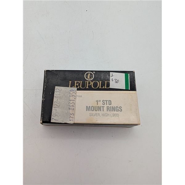 Leupold 1" mount rings in silver (ca33)