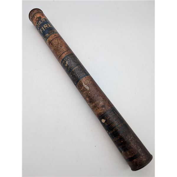 vintage Libertry fire extinguisher tube. (ct31)