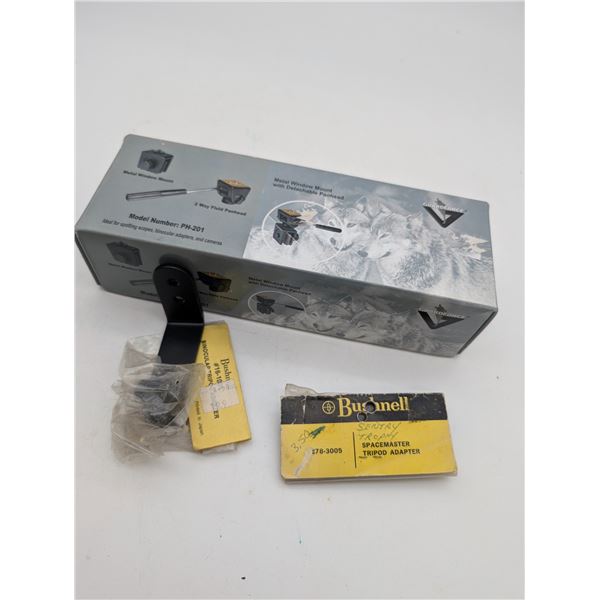 Guardforce Model PH-201 Window Mount w/2-Way Fluid Panhead.  (ca33)