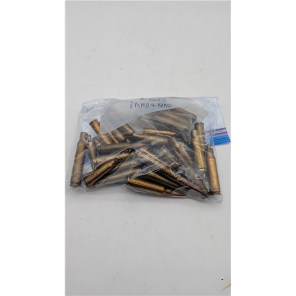 Collection of brass and live ammo (ca33)