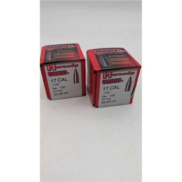 Hornady varmint .17CAL bullets (ck17)