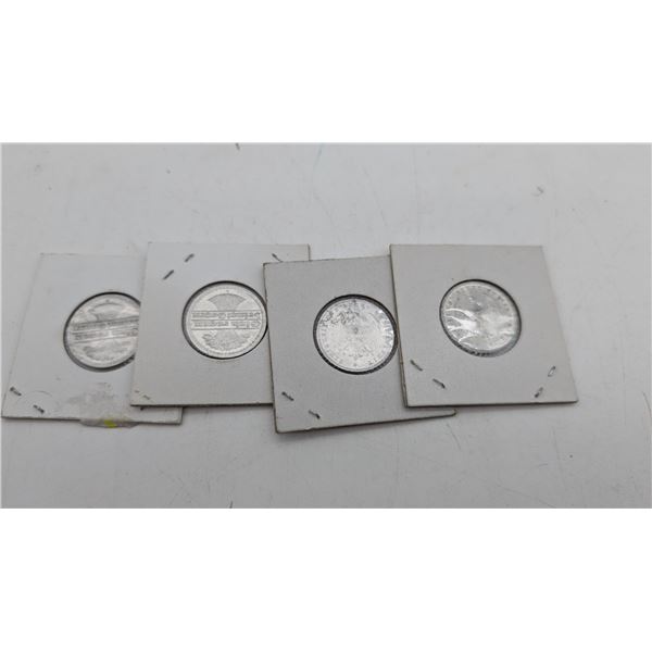 4 German coins from the early 1920's (ct31)