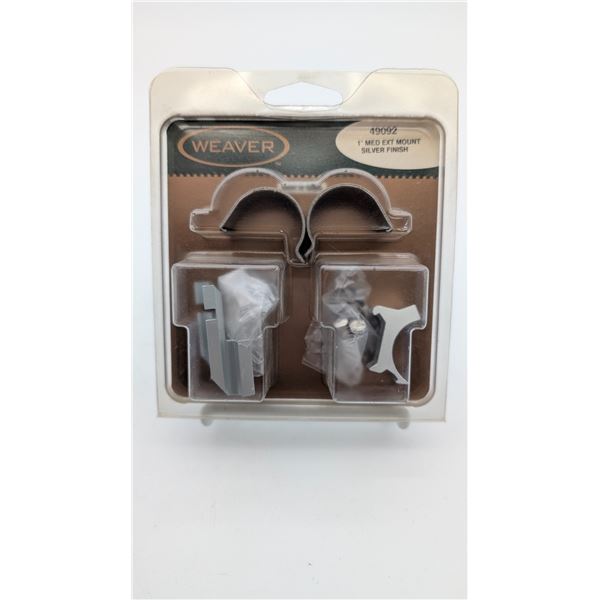 Weaver 1" Medium Extension Top Mount Scope Rings  (ck17)