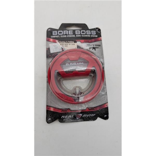 Bore boss compact bore cleaning system