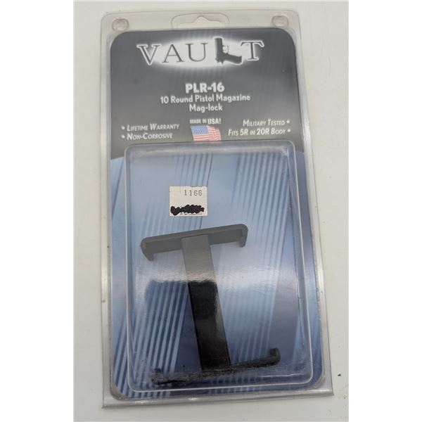 Vault brand PLR-16 10 rnd pistol magazine mag-lock (ck17)