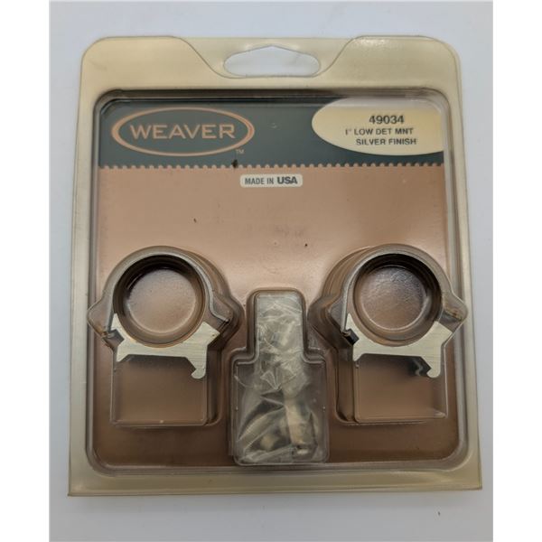 Weaver Scope rings quik-detach style model 49034 (ck17)