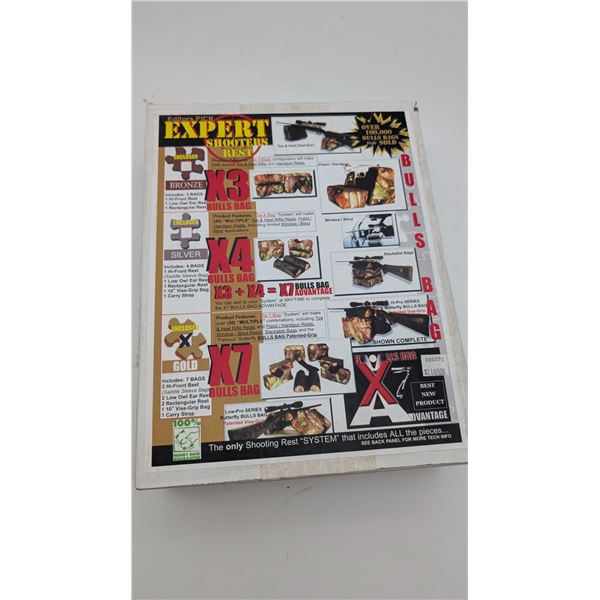 bulls bag x7 advantage shooting rest system (ck17)