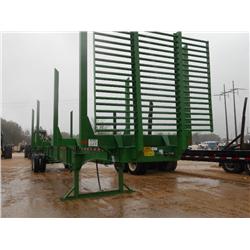 2011 HAULASS LT40 4 BOLSTER LOG TRAILER,