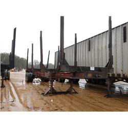 SHOPBUILT 4 BOLSTER LOG TRAILER, HOT SUSPENSION,