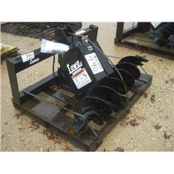 LOWE 750C LH POSTHOLE AUGER FITS SKID STEER,