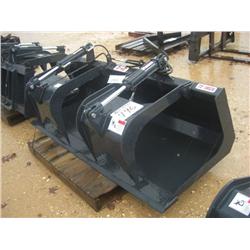 STOUT 72" GRAPPLE BUCKET FITS SKID STEER