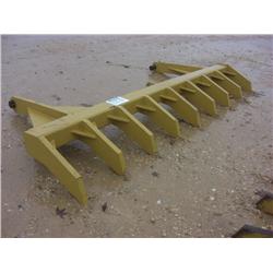 (UNUSED) 10' ROOT RAKE, HEAVY DUTY, CURVE TINES, FITS