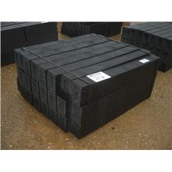 (1) LOT 4' RUBBER LANDSCAPE TIMBERS