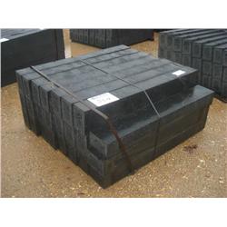 (1) LOT 4' RUBBER LANDSCAPE TIMBERS