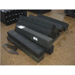 (1) LOT 4' RUBBER LANDSCAPE TIMBERS