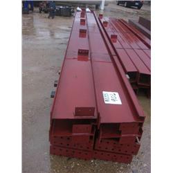 PREFAB METAL BUILDING 40'X75'X16', ALL RED IRON