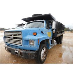 1988 FORD F SERIES S/A DUMP,