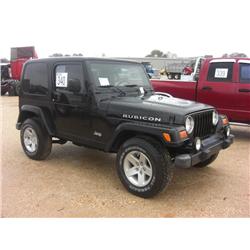 2004 JEEP RUBIKON 4X4 SUV,