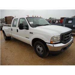 2002 FORD F350 DUALLY PICKUP,