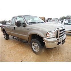 2006 FORD F350 4X4 PICKUP,