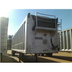 2000 EAST 48' LIVE BOTTOM TRAILER,