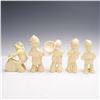Image 2 : 5pc Hull Pottery Chalkware Figurines, Swing Bang