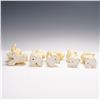 Image 3 : 5pc Hull Pottery Chalkware Figurines, Swing Bang