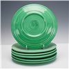 Image 3 : 7pc Fiestaware Green Jug and Plates