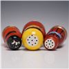 Image 3 : 3pc Porcelain Folk Costume Figural Condiment Shaker Set