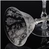 Image 3 : 4pc Cambridge Rose Point Etched Crystal Cocktail Glasses