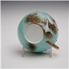 Image 4 : 8pc Japanese Porcelain Jeweled Cups and Saucers with Flying Geese