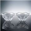 Image 1 : Lalique Crystal Vibrations Bowl, Set of 2