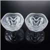 Image 2 : Lalique Crystal Vibrations Bowl, Set of 2