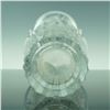 Image 4 : Clear Glass Vase with Tulip Pattern Relief