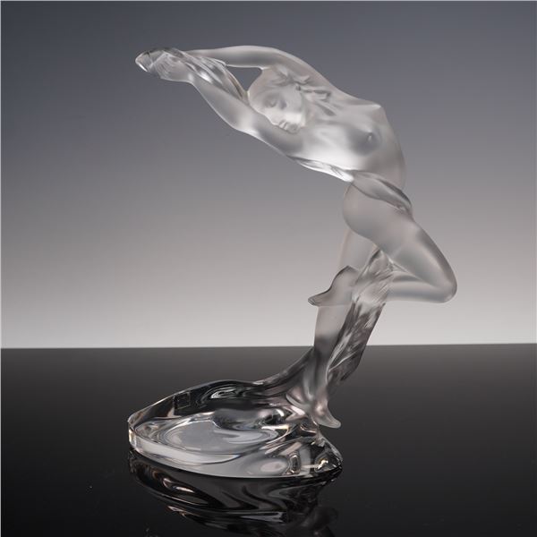 Lalique Crystal Figurine, Acrobat Arms Up